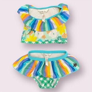 Matilda Jane To the Luau 2 PC Girl 12–18 Month-Old Swimsuit Floral Tankini Beach
